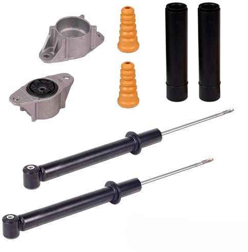 BandelOne enthält 2x Gas Stoßdämpfer + Domlager Hinterachse passend für Focus II 2