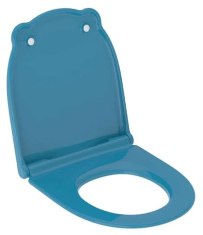 Geberit Bambini WC-Sitz für Kinder, ohne Absenkautomatik, 502.969.SX.1, Farbe: Ozeanblau