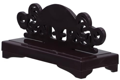 ULDIGI Fan Display Base Sturdy Plastic Folding Fan Stand Decorative Desktop Display Stand for Home Office Card Block Gazebo