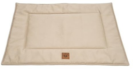 LionFlex WUFFNASE Anti-Haar Hundedecke 'Ella', Beige, 104 x 64 cm | Indoor Outdoor, Ideal für Couch oder Auto Rückbank, Made in Germany, Hochwertige Produktqualität