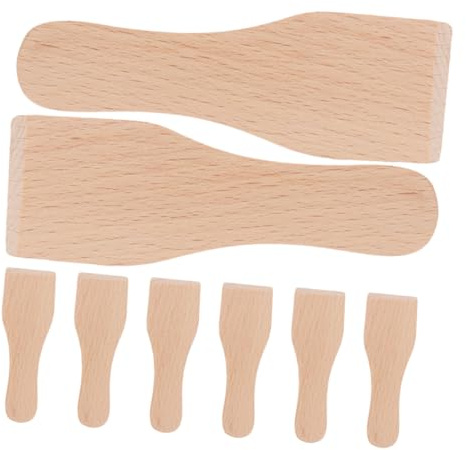 Alipis 8pièces Petites Spatules Pour Gâteaux Et Crèmes Grattoirs Multi-usages Pour Pâtisserie Et Pizza Ensemble Ustensiles