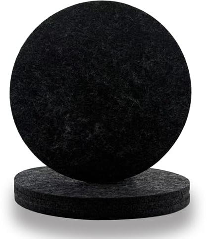 4 Stück Groß Filzuntersetzer Filzunterlage für Töpfe, Gläser, Vasen und Schüsseln Tischschoner Tischuntersetzer Schutzmatte aus Robustem Filz (30cm)