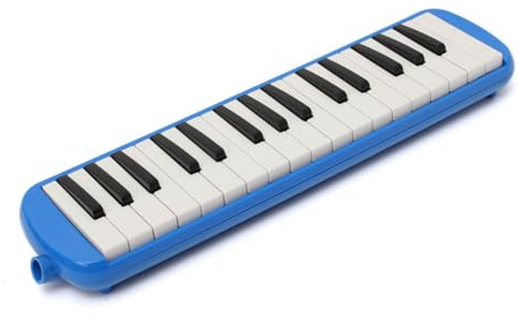 FUNOMOCYA Melodica-instrument Tragbare Melodica Mit Tasten Und Tragetasche Für Musikliebhaber Und Anfänger Blau