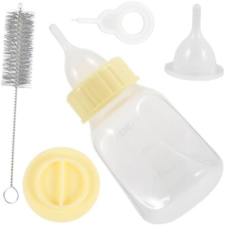 JUMPLAWN Pet Pacifier Bottle Kitten Feeder Puppy Milk Feeder Pet Bottles for Small Nursing Dog