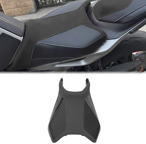 TOTHERIDER Motorrad-Sitzbank vorne und hinten, kompatibel mit KTM 790/890 Duke DUKE790 DUKE890 Fahrer- und Beifahrersitz, Soziuskissen (Vorne Schwarz – Höher 15 MM)
