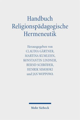 Handbuch Religionspädagogische Hermeneutik