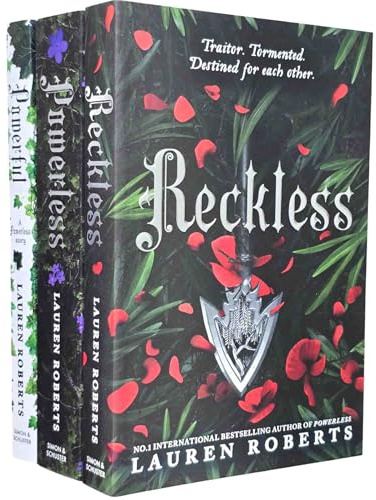 The Powerless Trilogy By Lauren Roberts 3 Books Collection (Powerless, Powerful & Reckless)