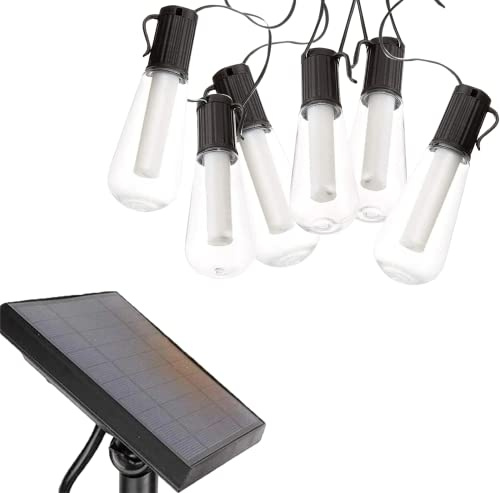 Luci solari impermeabili tremolanti fiamme torce 6 bolle stringa di luce 84 LED all'aperto paesaggio decorazione illuminazione crepuscolo all'alba auto On/Off torcia di sicurezza luce