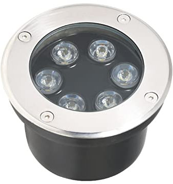 SHOWERRING 6W Foco Empotrable Al Aire Libre Luz Subterránea LED Impermeable IP67 Iluminación del Paisaje Lámpara Empotrable En El Suelo para Camino Patio Entrada De Coches Cubierta Paso
