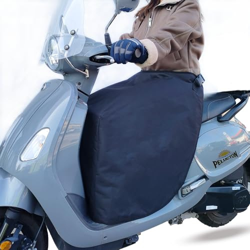 Pelucton Scooter Leg Cover Waterproof, Universal Scooter Leg Apron Warm Leg Protector, Windproof Leg Blanket Rain Cover for Motorbike.