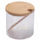 Villa d'Este Home Tivoli Azucarero de cristal de borosilicato, 500 ml, tapa y cuchara de bambú