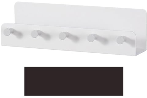 GLEAVI - Estante magnético de almacenamiento para frigorífico, soporte de especias multifuncional, gancho para paños de cocina, baño, color blanco