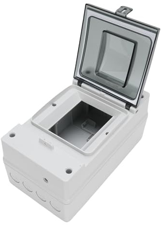 Asixxsix Boîte de Protection de la Distribution étanche, Boîte de Disjonction de Circuit DC en Plastique ABS, Boîtes de Jonction de Distribution Extérieure pour L'interrupteur de