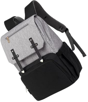 CORHAD Mehrzweck Reiserucksack mit Doppelter Schultertasche aus Oxford Stoff Großer Wickelrucksack für Mama für Ausflüge und Alltag
