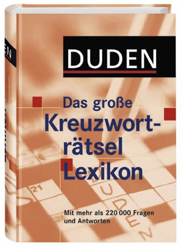 (Duden) Das große Kreuzworträtsel-Lexikon