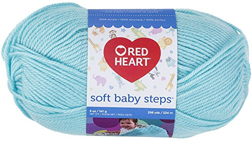 RED Heart Soft Baby Steps Yarn, Aqua