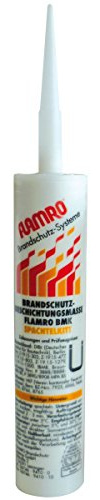 FLAMRO SPACHTELKITT BMK 0.4KG KARTUSCHE, Weiß