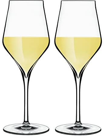 Luigi Bormioli Supremo 11.75 oz Chardonnay White Wine Glasses, Set of 2
