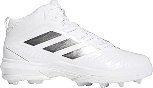 adidas Nasty Torsion 20 (Wide) Cleat - Men's Football White/Silver Metallic