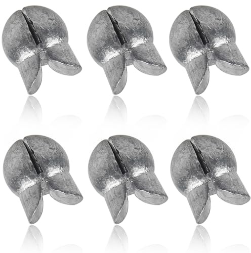 100 Pack Split Shot Fishing Weight Removable Clip On Fly Fish Line Sinkers Round Egg Fishing Sinker Saltwater Lead Weight Bass Fishing Freshwater 3.0g