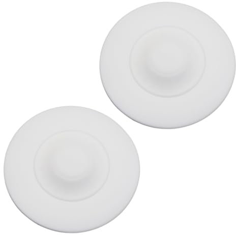 2 tapones de desagüe universales antideslizantes, de silicona, práctico tapón para lavabo, colador de desagüe con ajuste a presión, tapón para el pelo, para fregadero de cocina, ducha