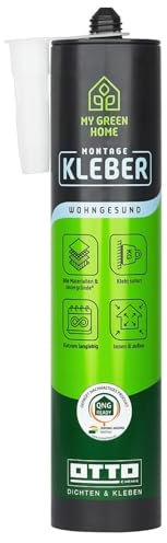 MY GREEN HOME Montagekleber 300 ml in Weiß Klebt alle Materialien und Untergründe - universell einsetzbar Küche Bad Garten Naturstein Fliesen Otto-Coll