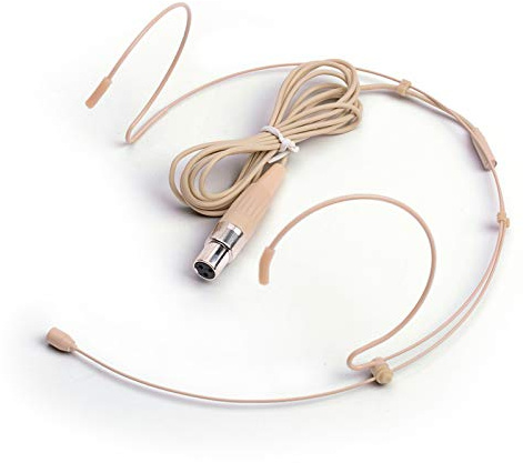 Sujeetec Headset Mikrofon Professionelles Ohrhörer-Kondensatormikrofon zum Über-Ohr-Hängen, Kompatibel mit AKG Wireless System Bodypack-Sender