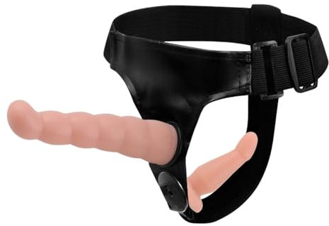 GKLWEJ Strapon-on Doppio Dildo, Rimovibili, Masturbatore Giocattolo Sessuale per Donne, Colore della carne