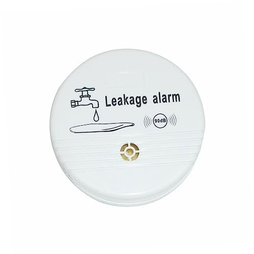 iplusmile Détecteur De Fuite Eau Alarme De Fuite Capteur Eau pour -Sol Appartement Cuisine Salle De Bain Alerte Sonore