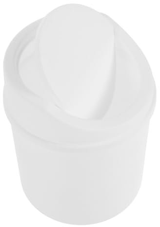 Holibanna Corbeille De Bureau Petite Poubelle Avec Couvercle Amovible Pour Bureau Coiffeuse Salle De Travail