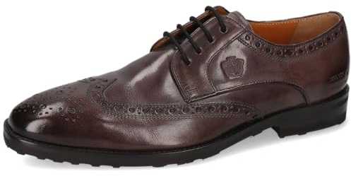 Melvin & Hamilton Derby Flynn 4 - Scarpe da Uomo, Melanzana, 40 EU