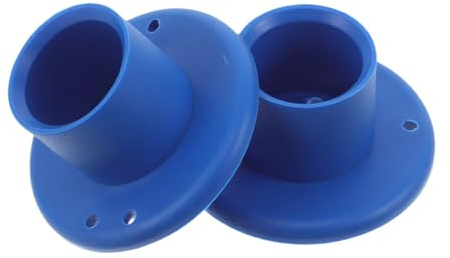 BESPORTBLE 2 Stück Golf-Tee Golf-Abschlagmatte Golfstifte Übungsabschläge für Golfmatten Abschlaghalter für Golfplätze Golfschlägenmatte wiederverwendbar Gummi Blau