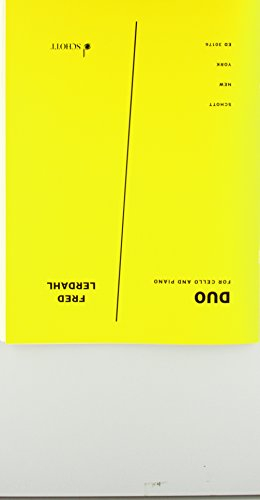 Duo: for cello and piano. Violoncello und Klavier. Partitur und Stimme.