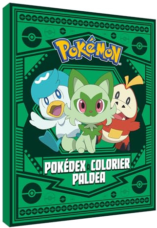 Pokémon - Pokedex à colorier Paldea: édition spéciale anniversaire
