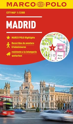 MARCO POLO Cityplan Madrid 1:12.000: Verkehrslinienplan, Straßenverzeichnis, Praktische touristische Informationen