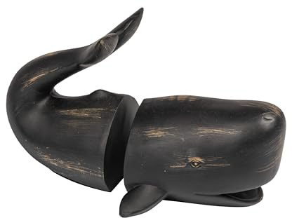 Creative Co-op Resin Whale Bookends