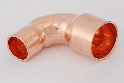 2x Winkel reduziert 22-15 mm 90 Grad 5090 i/i Lötfitting copper fitting CU