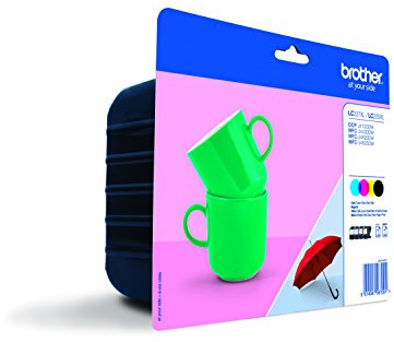 Brother International GmbH Original XL-Tintenpatronen LC-227 (schwarz, cyan, magenta, gelb) im Value-Pack, LC227XLVALBPDR