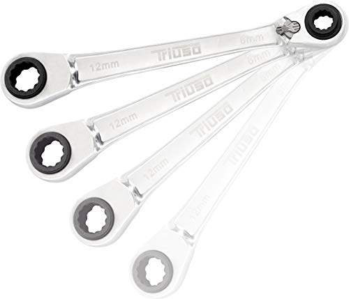 4 en 1 doble anillo – Llave de carraca 10 13 17 19 mm