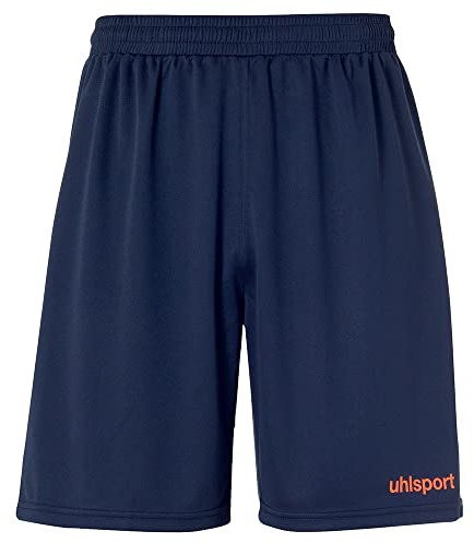 uhlsport Kinder Shorts Center Basic Shorts, Marine/Fluo rot, 128, 100334228
