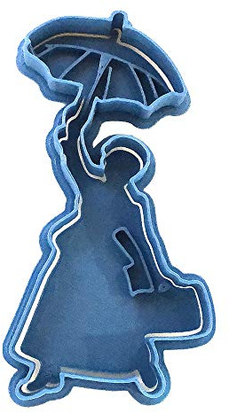 Cuticuter CGMARYPOPPINS Ausstechform Mary Poppins Keksausstecher, PLA