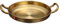 RSBFER Spanische Paella-Pfanne, antihaftbeschichteter Brattopf aus Edelstahl, Meeresfrüchte-Snack-Teller mit genieteten Griffen für das Restaurant zu Hause in der Küche,Gold,28cm