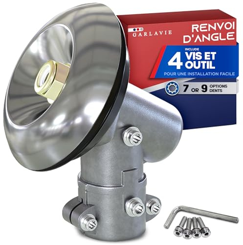 Garlavie - Engrenage conique universel à 9 dents de 26 mm - Pièces de rechange pour débroussailleuse, tondeuse à gazon Stihl et plus encore