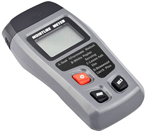 WATIIFUFU Misuratore Di Umidità Digitale a Spillo Per Legno Display Lcd, Igrometro Portatile Leggero Per Edilizia, Carpenteria e Agricoltura, Rilevatore Umidità Domestico Senza Batteria