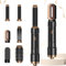 Airstyler Set 6 in 1 Haartrockner Hairstyler,1000W Warmluftbürste, 30mm Air Curling,Abnehmbar,3 Temperatur und Windgeschwindigkeit,Rundbürstenföhn zum Trocknen,Locken und Straighthen der Haare-Schwarz
