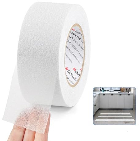 Strisce Antiscivolo per Scale Esterne Interne, 5cm x 10m Nastro Adesivo Nastro Antiscivolo per Gradini, Striscia Antiscivolo per Scale Impermeabile Trasparente per Scale Gradino Interno Esterno