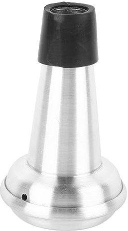 Silenciador de Trompeta, silenciador de práctica de Trompeta de Aluminio, Dispositivo Ligero de reducción de Sonido para Trompeta, Calidad de Sonido HiFi con Acabado Plateado,