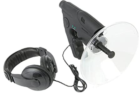 Microfono parabolico, dispositivo di ascolto parabolico 8X Monoculari HD per l'osservazione e l'ascolto degli uccelli Amplificatore audio piatto per 'osservazione della registrazione degli uccelli