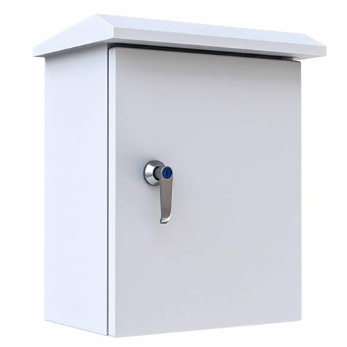Verteilerkasten Wasserdicht Ip65, Klemmkasten, Sicherungskasten Aufputz mit Montageplatte, Abschließbarer Verteilerschrank für den Innen- und Außenbereich(30x25x15cm/12X10X6in)