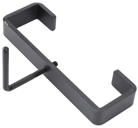 Wakects Concrete Post, Concrete Column Pillar Clamp Heavy Duty Carbon Steel C L for Standard 4 Inch Posts Fence Mailbox Birdhouse Planters